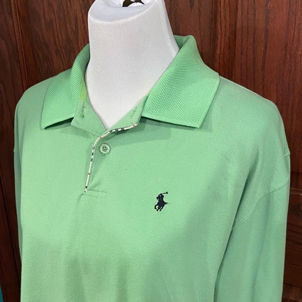 Used Ralph Lauren mint long sleeve polo XL